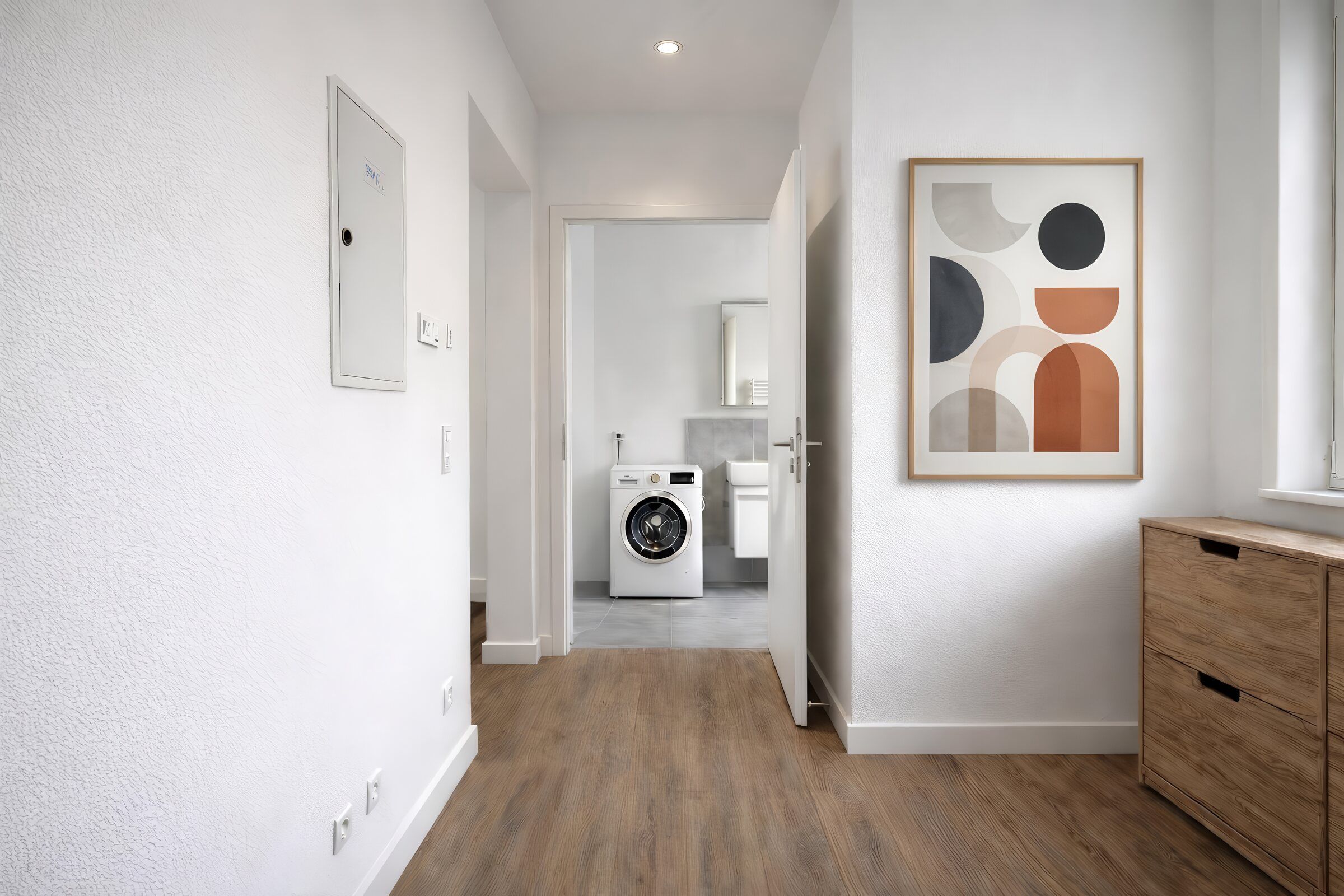 Visualisierung des Flurs in Wohnung 2